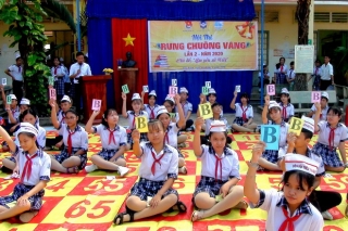 Thư viện tỉnh tổ chức hội thi Rung chuông vàng tại huyện Dương Minh Châu