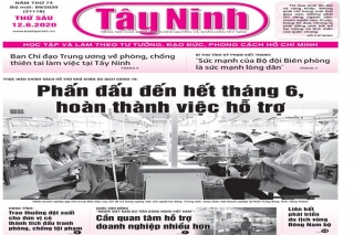 Điểm báo in Tây Ninh ngày 12.6.2020
