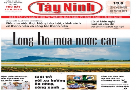 Điểm báo in Tây Ninh ngày 13.6.2020