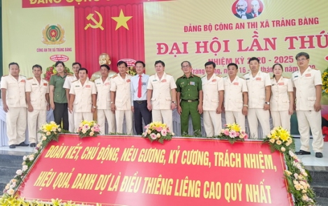 Đảng bộ Công an thị xã Trảng Bàng tổ chức thành công Đại hội lần thứ X, nhiệm kỳ 2020 - 2025