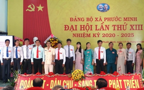 Xã Phước Minh tổ chức Đại hội Đảng bộ lần thứ XIII, nhiệm kỳ 2020-2025