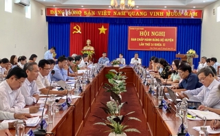 BCH Đảng bộ huyện Châu Thành họp phiên định kỳ lần thứ 24