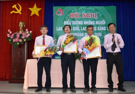 Biểu dương lao động giỏi, lao động sáng tạo giai đoạn 2015 – 2020