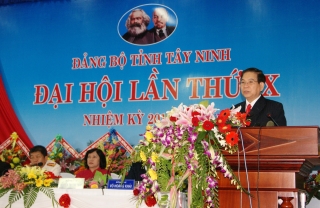 Đại hội đại biểu Đảng bộ tỉnh Tây Ninh lần thứ IX, nhiệm kỳ 2010-2015: Khai thác tiềm năng, huy động mọi nguồn lực, thúc đẩy kinh tế - xã hội phát triển