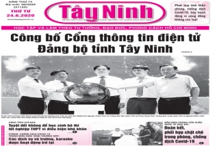 Điểm báo in Tây Ninh ngày 24.6.2020