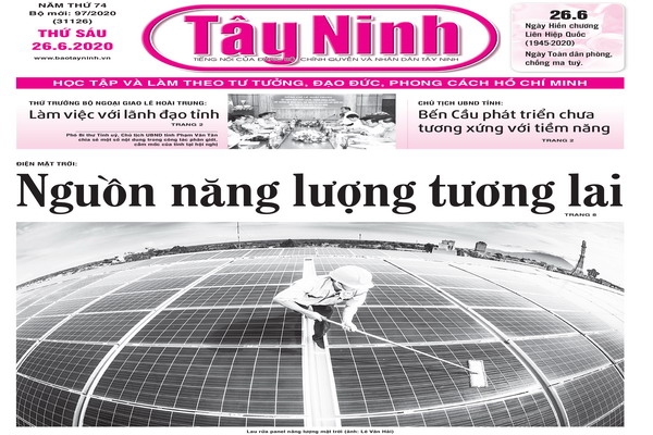 Điểm báo in Tây Ninh ngày 26.6.2020