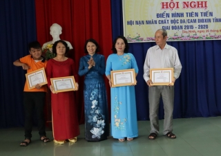 Hội NNCĐC/dioxin Tây Ninh tổ chức Hội nghị điển hình tiên tiến giai đoạn 2015 - 2020