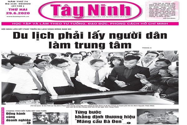 Điểm báo in Tây Ninh ngày 29.6.2020