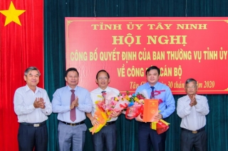 Chỉ định ông Nguyễn Văn Cường làm Bí thư Huyện uỷ Tân Châu