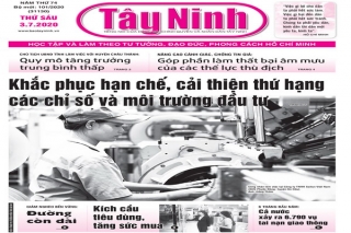 Điểm báo in Tây Ninh ngày 03.7.2020