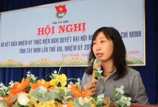 Sơ kết giữa nhiệm kỳ thực hiện Nghị quyết Đại hội Đoàn TNCS Hồ Chí Minh tỉnh Tây Ninh lần thứ XIII, nhiệm kỳ 2017–2022