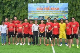 Tân Châu: Bế mạc giải bóng đá chào mừng Đại hội Đảng bộ huyện