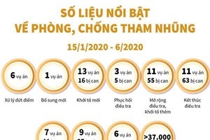 [Infographics] Số liệu nổi bật về phòng, chống tham nhũng