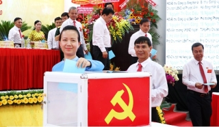 Bầu 40 uỷ viên Ban chấp hành Đảng bộ huyện Châu Thành khoá XII