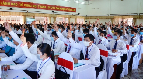 Hôm nay, Đại hội Đại biểu Đảng bộ huyện Tân Châu lần thứ VII tiến hành phiên trù bị