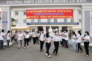 Buổi thi thứ hai: Tây Ninh có 22 thí sinh vắng thi môn Toán