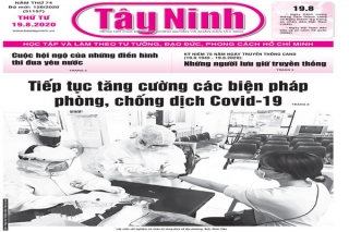 Điểm báo in Tây Ninh ngày 19.8.2020