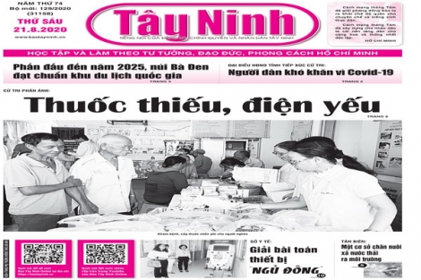 Điểm báo in Tây Ninh ngày 21.8.2020