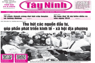 Điểm báo in Tây Ninh ngày 24.8.2020