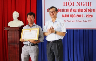 Tây Ninh: Tổng kết công tác Hội và phong trào Chữ thập đỏ trường học