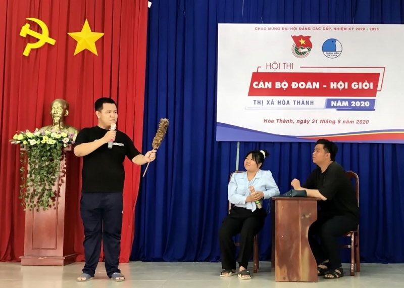 Sôi nổi Hội thi “Cán bộ Đoàn, Hội giỏi” thị xã Hòa Thành năm 2020