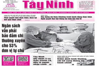 Điểm báo in Tây Ninh ngày 09.9.2020