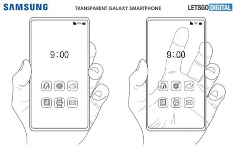 Samsung có thể ra smartphone trong suốt