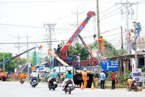 Điện lực Tây Ninh: Nỗ lực bàn giao mặt bằng để thi công mở rộng đường ĐT782-784