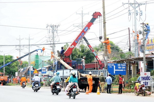 Điện lực Tây Ninh: Nỗ lực bàn giao mặt bằng để thi công mở rộng đường ĐT782-784