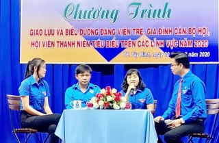 TP.Tây Ninh: Giao lưu, biểu dương đảng viên trẻ, hội viên tiêu biểu