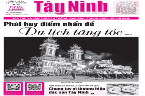 Điểm báo in Tây Ninh ngày 02.10.2020