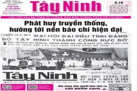 Điểm báo in Tây Ninh ngày 05.10.2020