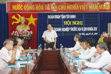 Hội nghị với doanh nghiệp trước kỳ họp 10, Quốc hội khóa XIV