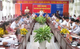 Tân Biên: Tổ chức hội nghị Ban chấp hành Đảng bộ huyện lần thứ 6 (khóa XII)
