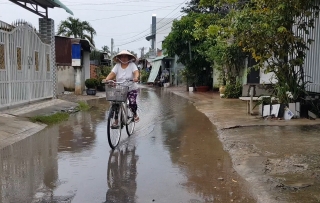 Phường 3, TP.Tây Ninh: Vẫn còn tình trạng ngập cục bộ sau mưa