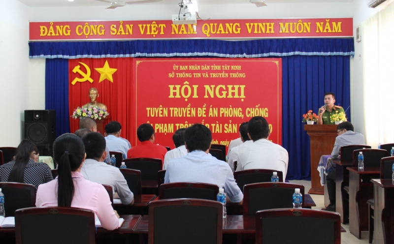 Tuyên truyền đề án phòng, chống tội phạm trộm cắp tài sản năm 2020