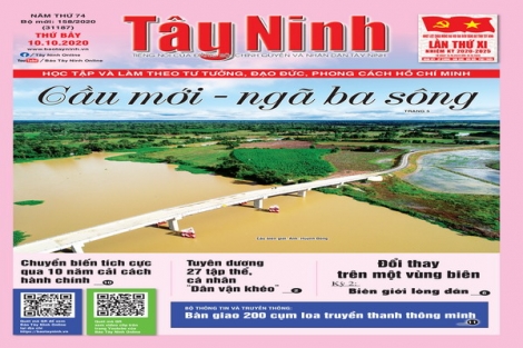 Điểm báo in Tây Ninh ngày 10.10.2020