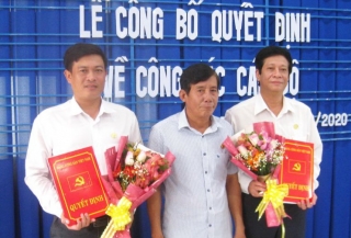 Huyện ủy Tân Biên công bố quyết định về công tác cán bộ