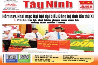Điểm báo in Tây Ninh ngày 15.10.2020