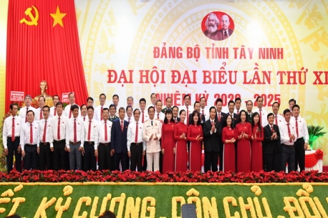 Ra mắt Ban Chấp hành Đảng bộ tỉnh khoá XI và Đoàn đại biểu dự Đại hội đại biểu toàn quốc lần thứ XIII của Đảng