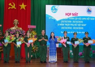 Biên phòng Tây Ninh họp mặt kỷ niệm 90 năm Ngày thành lập Hội LHPN Việt Nam và 10 năm Ngày phụ nữ Việt Nam