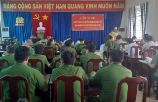 TP.Tây Ninh: Sơ kết công tác bố trí công an chính quy đảm nhiệm các chức danh công an xã