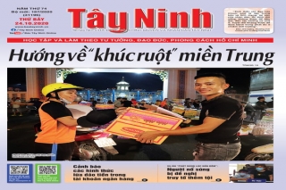 Điểm báo in Tây Ninh ngày 24.10.2020