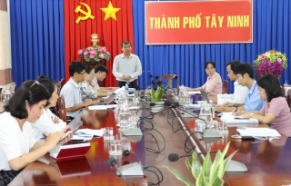 Giám sát công tác quản lý nhà nước về đất đai tại TP. Tây Ninh