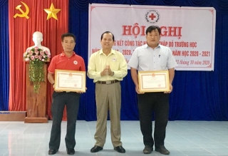 Huyện Dương Minh Châu tổng kết công tác chữ thập đỏ trường học