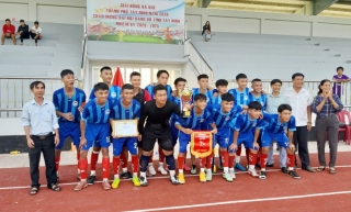 Bế mạc giải bóng đá U18 thành phố Tây Ninh năm 2020
