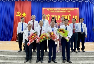 Ông Lê Ngọc Ẩn được bầu giữ chức Chủ tịch UBND huyện Châu Thành