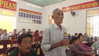 Đại biểu HĐND tỉnh, huyện tiếp xúc cử tri thị trấn và xã Phan