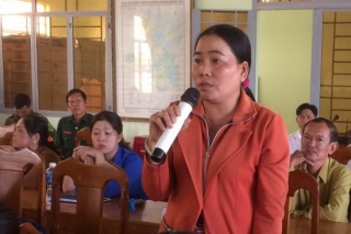 Tiếp xúc cử tri tại hai xã Bàu Năng và Chà Là, huyện Dương Minh Châu