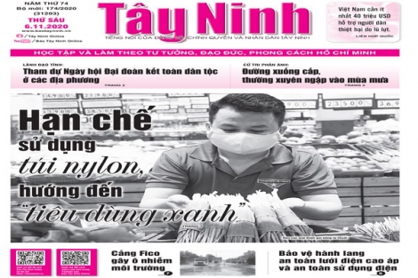 Điểm báo in Tây Ninh ngày 06.11.2020